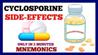 Cyclosporine Side Effects MNEMONICS  Pharmacology [upl. by Valonia]