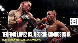 FIGHT HIGHLIGHTS  Teófimo López vs George Kambosos Jr [upl. by Oina535]