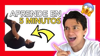 Como hacer un MORTAL ATRÁS en 5 MINUTOS muy FÁCIL [upl. by Sup]