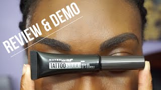 Maybelline Tattoo Studio Brow Gel Review [upl. by Nodnol931]