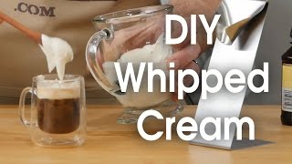 DIY whipped cream in 60 seconds [upl. by Tamas]