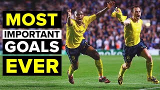 THE 10 MOST IMPORTANT GOALS EVER [upl. by Yelekreb]