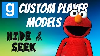 HIDE amp SEEK CUSTOM PLAYER MODELS  Garrys Mod [upl. by Cordie222]