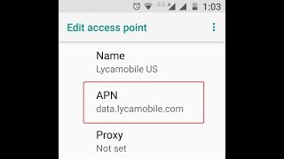 Lycamobile US APN Settings for Android 4G LTE [upl. by Manville]