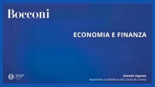 Economia e finanza [upl. by Harrak434]