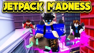 JETPACK MADNESS IN JAILBREAK ROBLOX Jailbreak [upl. by Omrellig]