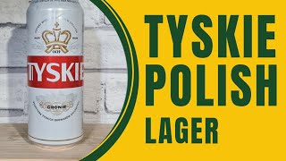 FUN FRIDAY Tyskie Beer Review [upl. by Las]