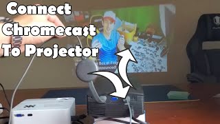 Google Chromecast How to Connect to Projector ALL GOOGLE CHROMECASTs [upl. by Parrisch]