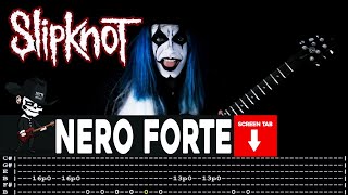 【SLIPKNOT】 Nero Forte  cover by Masuka  LESSON  GUITAR TAB [upl. by Sophi]