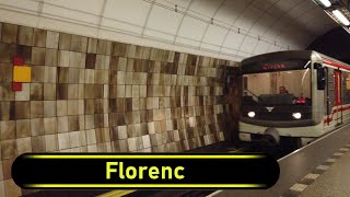 Metro Station Florenc  Prague 🇨🇿  Walkthrough 🚶 [upl. by Novart]