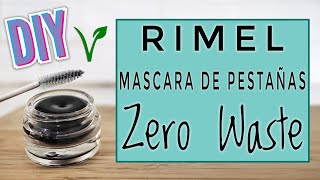 RIMEL  MASCARA  DIY  ZERO WASTE  BARATO FÁCIL Y VEGANO  Mixi [upl. by Lainad]