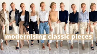 SPRING CAPSULE WARDROBE 2020  STYLING STAPLES amp MODERN UPDATES [upl. by Anitap]