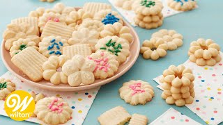 How to Make Classic Spritz Cookies  Wilton [upl. by Yl]