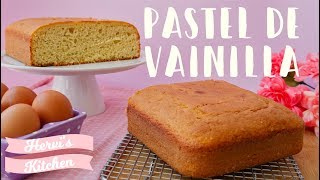 Pastel de vainilla con aceite  Básicos de repostería  Ale Hervi basicosdereposteria [upl. by Nylzor]