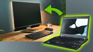 Transform a Damaged Laptop into an ALLINONE desktop PC [upl. by Otila523]