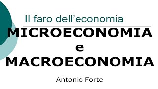 Lezione Microeconomia vs Macroeconomia [upl. by Chrisoula]