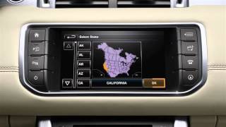 Navigation System  Range Rover Evoque  Land Rover USA [upl. by Shewchuk]