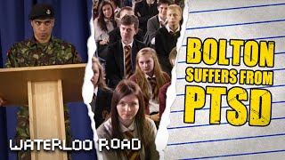 Bolton Smilie Suffers from PTSD MidAssembly  Waterloo Road [upl. by Nnylylloh]