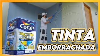 A Melhor Tinta Emborrachada do Mercado  Coral Proteção Sol amp Chuva Pintura Impermeabilizante [upl. by Senskell871]