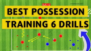 🎯 6 Amazing Drills To Help Your Team Keep The Ball  Soccer Possession Training Drills [upl. by Lefty]