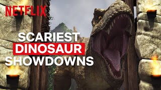 Scariest Showdowns in Jurassic World Camp Cretaceous  Netflix After School [upl. by Hoon150]