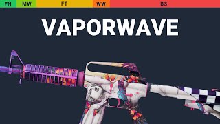 M4A1S Vaporwave  Skin Float And Wear Preview [upl. by Sivrahc512]