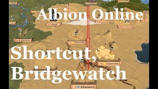 Albion Online  Caerleon to Bridgewatch fast almost safely [upl. by Yuu]