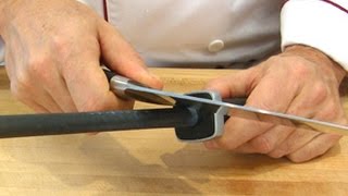 How To Sharpen a Knife with a Steel [upl. by Nellad]