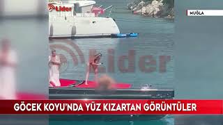 Göcek Koyunda yüz kızartan görüntüler [upl. by Llekcir350]