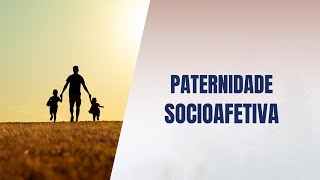 Paternidade socioafetiva [upl. by Esylla]