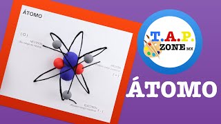 Como hacer la maqueta del atomo  TAP ZONE Mx [upl. by Sage268]