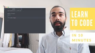 basics of CODING in 10 minutes [upl. by Eerolam]