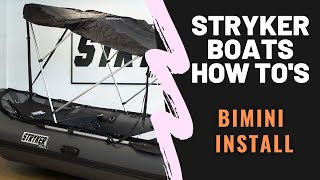 How to Install Bimini to Stryker Boats [upl. by Enahpad]