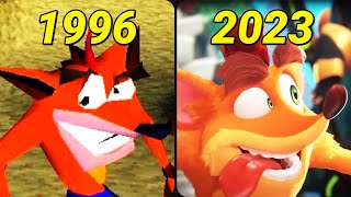 Evolution of Crash Bandicoot Games 19962023 [upl. by Neelrahs]