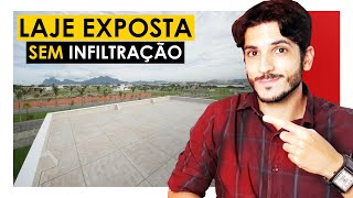 LAJE EXPOSTA  SOLUÇÃO DEFINITIVA CONTRA INFILTRAÇÃO  Poliéster Flexível [upl. by Anaidiriv]