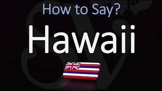 How to Pronounce Hawaii English Vs Hawaiian Pronunciation [upl. by Neirod]