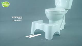 Squatty Potty Bathroom Toilet Stool [upl. by Esertak913]