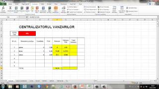 Tutorial Excel  5 Formule si functii [upl. by Hebbe]