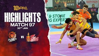 Match Highlights Puneri Paltan vs Telugu Titans  January 30  PKL Season 10 [upl. by Corin]