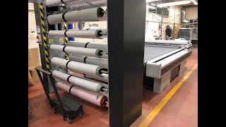 VERTICAL CAROUSEL FOR ROLL  SYSTEO INDUSTRIE [upl. by Hartzell]