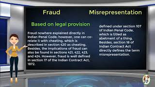 What is Difference Between Fraud amp Misrepresentation [upl. by Emmalynn]