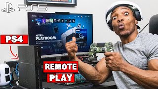 How to Play PS5 games on PS4  PS5 Remote Play [upl. by Dian647]