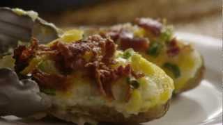 How to Make Ultimate Twice Baked Potatoes  Potato Recipe  Allrecipescom [upl. by Alleroif]