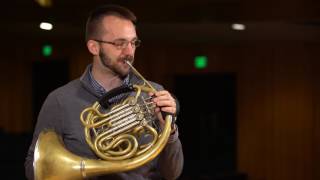 What does a French horn sound like Scale [upl. by Baggott]