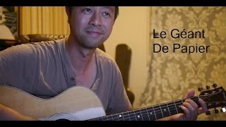 Le Géant De Papier Reprise guitare avec paroles et accords  Pierre [upl. by Ephrayim204]