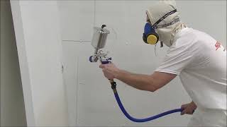 How to Use a HVLP SprayGun [upl. by Ynnhoj]