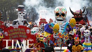 Live Footage As Mexico City Celebrates Día De Los Muertos Day Of The Dead  TIME [upl. by O'Reilly]