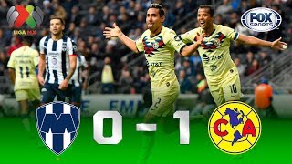 Monterrey  América 01  GOLES  Jornada 7  Liga MX [upl. by Eislel206]