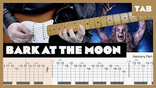 Ozzy Osbourne  Bark at the Moon  Guitar Tab  Lesson  Cover  Tutorial [upl. by Asylem]