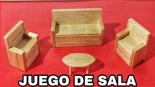 como hacer muebles para maquetas [upl. by Aihtennek]